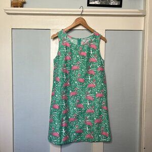 Ingear Resort A-Line Mod Sleeveless Flamingo Dress